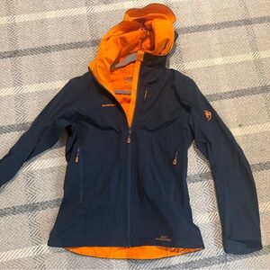 Mammut Women's Ski Jacket - Navy and Orange